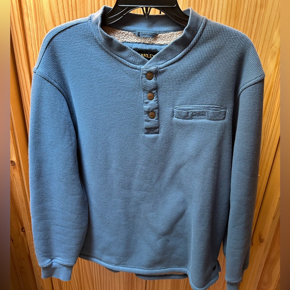 Stanley Blue Textured Sweater